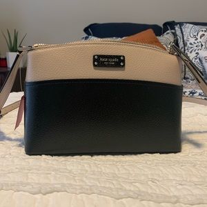 KATE SPADE NWT Jeanne Crossbody black/beige